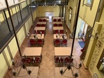 Conference room bird's-eye view