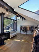 Zweite Etage mit 2 Terrassen und Kamin