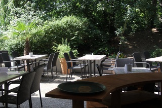 Biergarten mit Aussicht