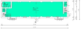 Floor plan ground floor of the location Werkhaus