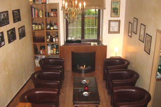 unsere Kaminlounge-Ecke